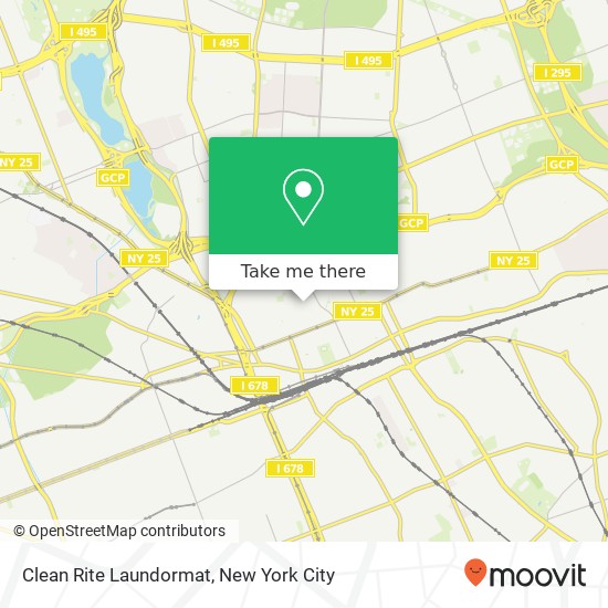 Mapa de Clean Rite Laundormat