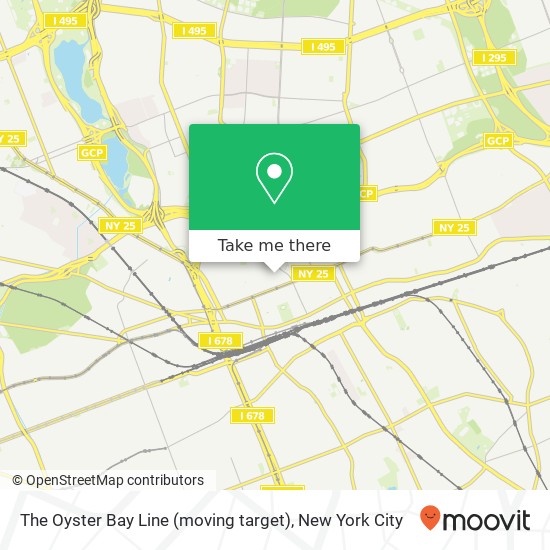 Mapa de The Oyster Bay Line (moving target)