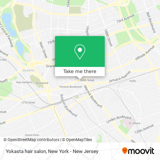 Mapa de Yokasta hair salon