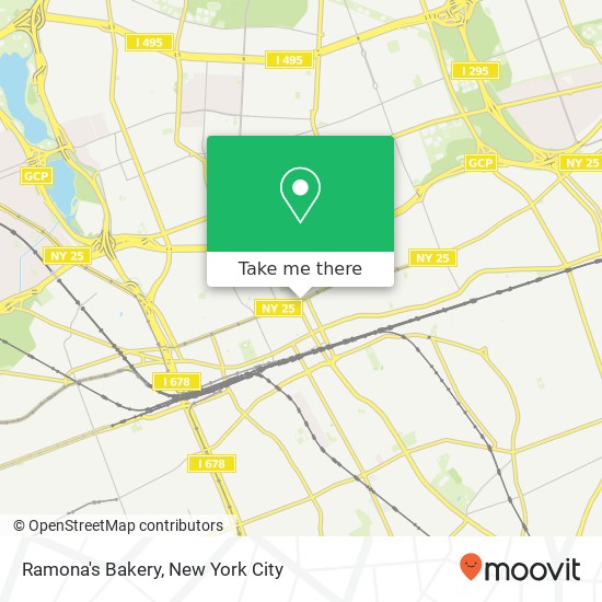 Ramona's Bakery map