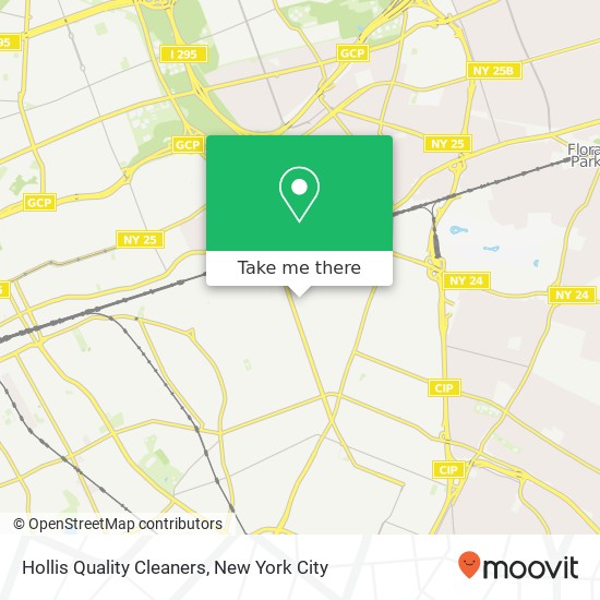 Mapa de Hollis Quality Cleaners