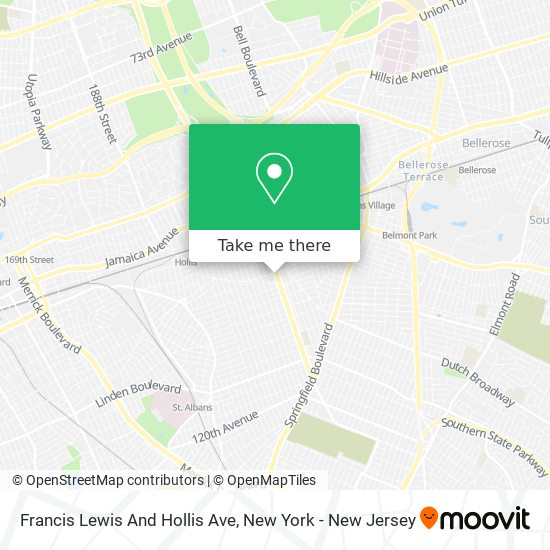 Francis Lewis And Hollis Ave map