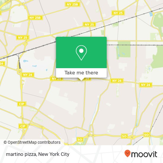 martino pizza map