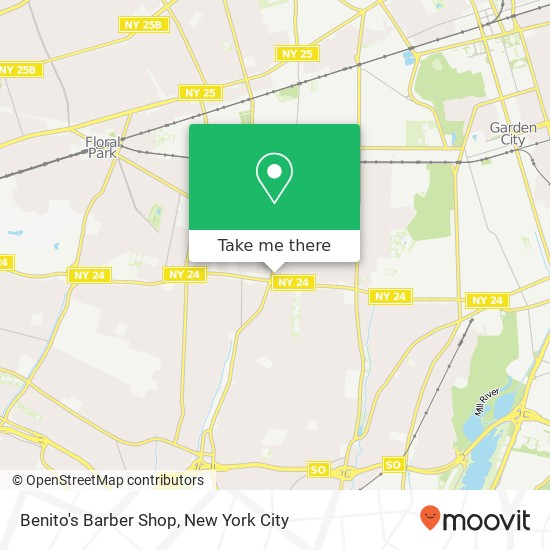 Benito's Barber Shop map
