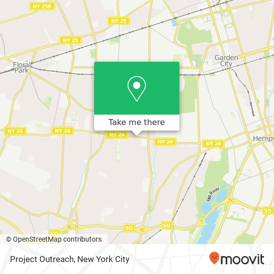 Mapa de Project Outreach