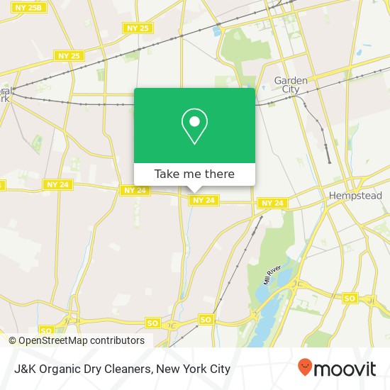 J&K Organic Dry Cleaners map