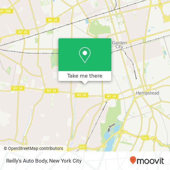 Mapa de Reilly's Auto Body