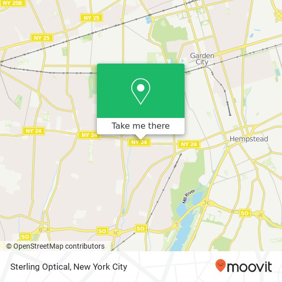 Mapa de Sterling Optical