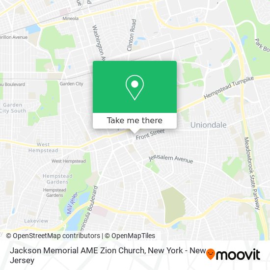 Mapa de Jackson Memorial AME Zion Church