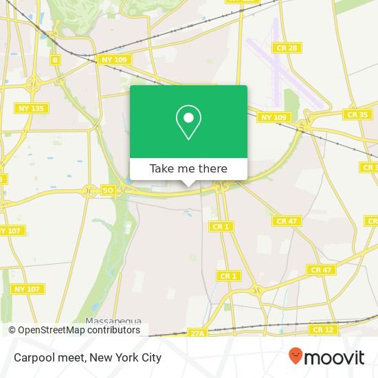 Carpool meet map