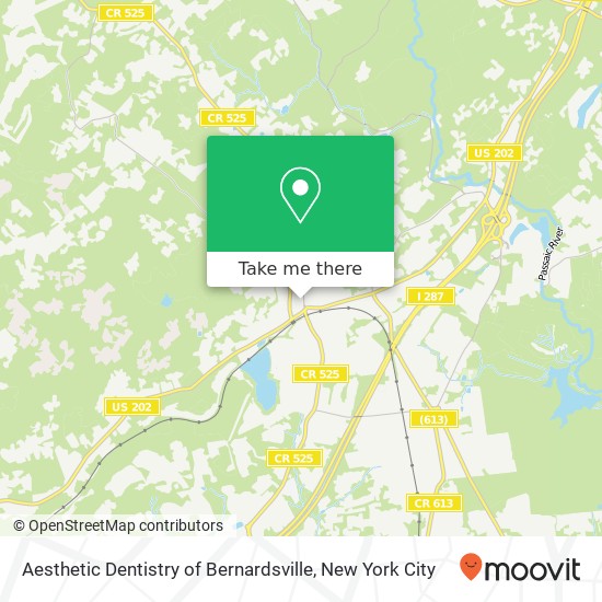 Aesthetic Dentistry of Bernardsville map