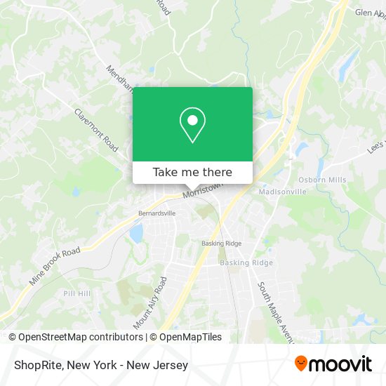 ShopRite map