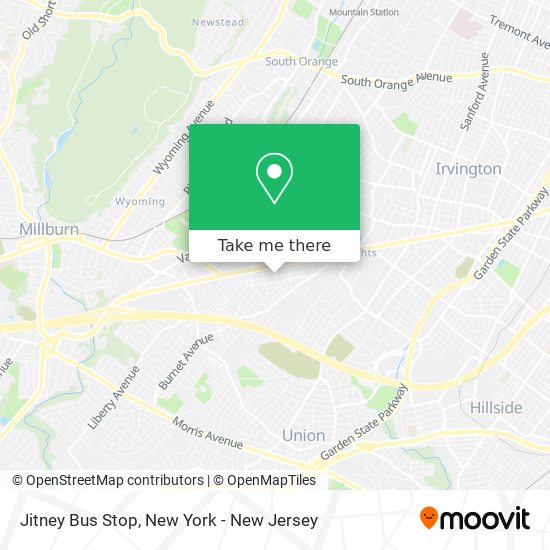 Jitney Bus Stop map