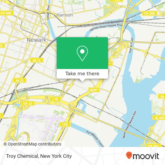 Troy Chemical map