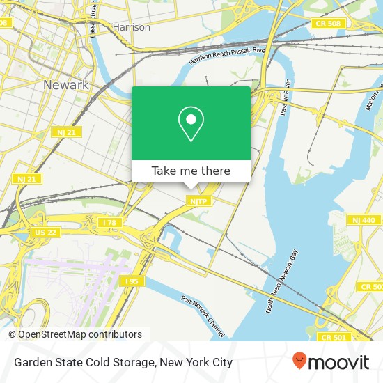 Garden State Cold Storage map