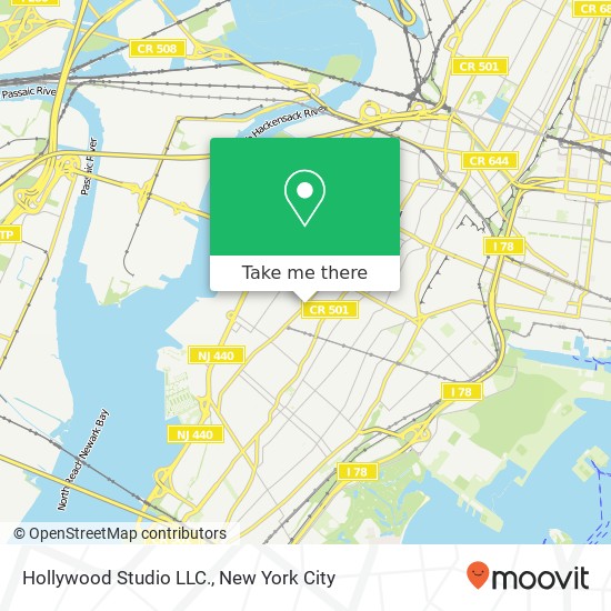 Hollywood Studio LLC. map