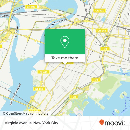 Virginia avenue map