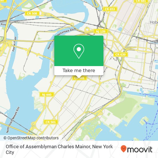 Mapa de Office of Assemblyman Charles Mainor