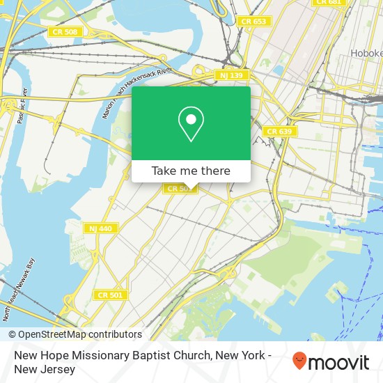 Mapa de New Hope Missionary Baptist Church