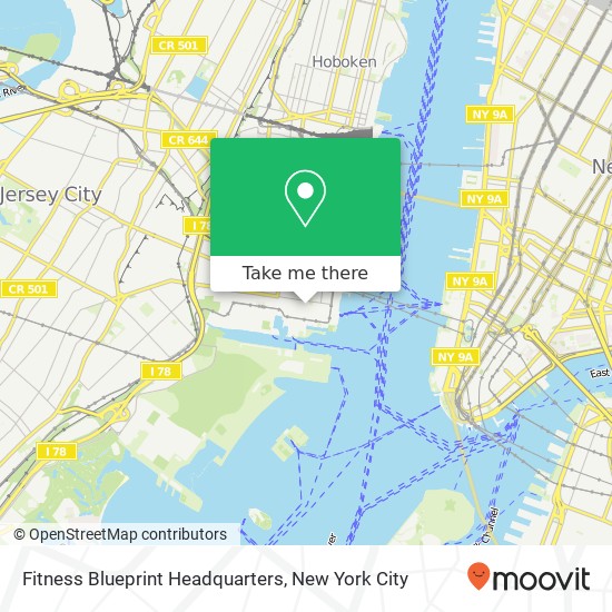 Fitness Blueprint Headquarters map