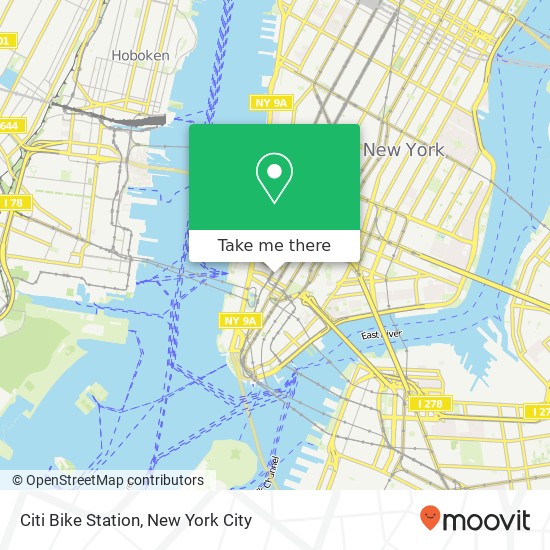 Citi Bike Station map