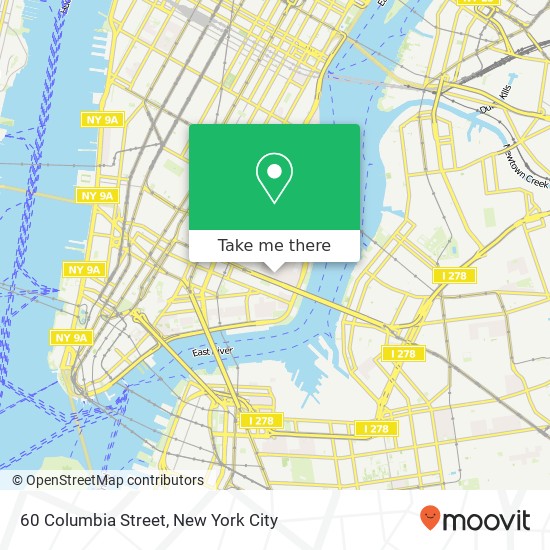 Mapa de 60 Columbia Street