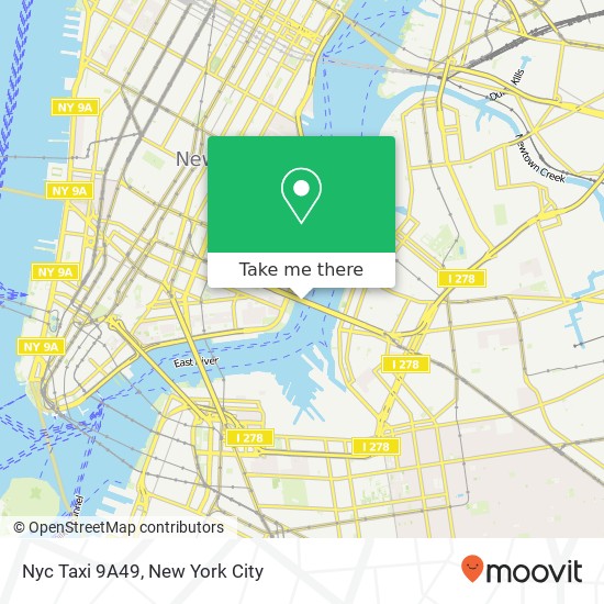 Nyc Taxi 9A49 map