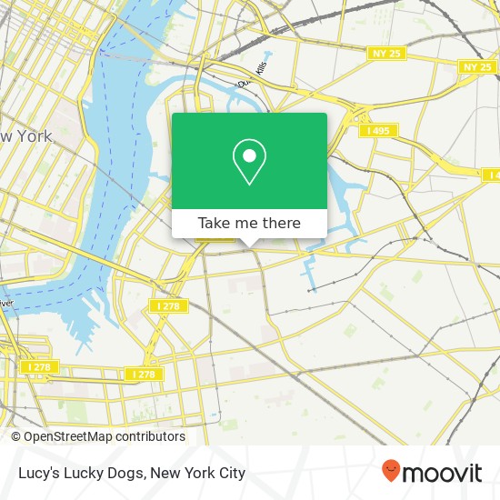 Mapa de Lucy's Lucky Dogs