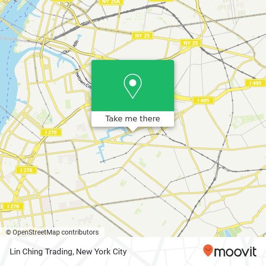 Lin Ching Trading map