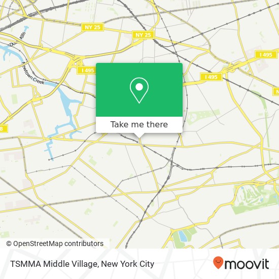 Mapa de TSMMA Middle Village