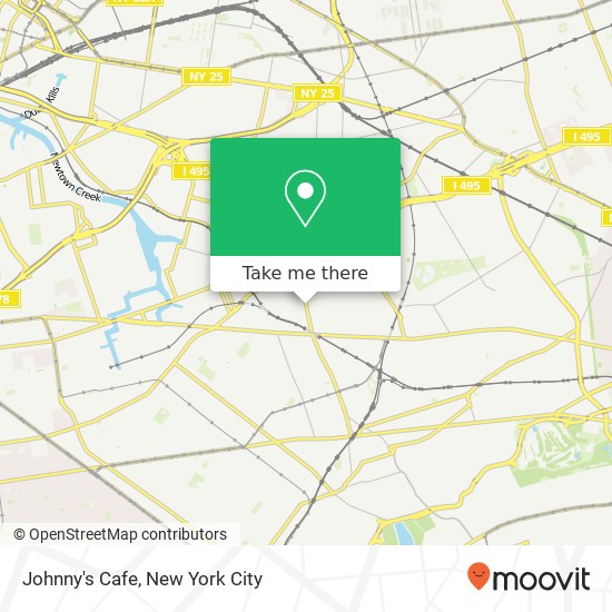 Mapa de Johnny's Cafe