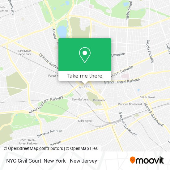 Mapa de NYC Civil Court