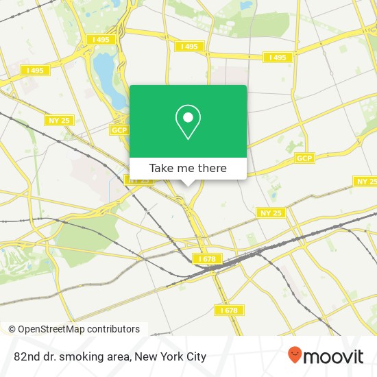 Mapa de 82nd dr. smoking area