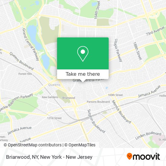 Briarwood, NY map