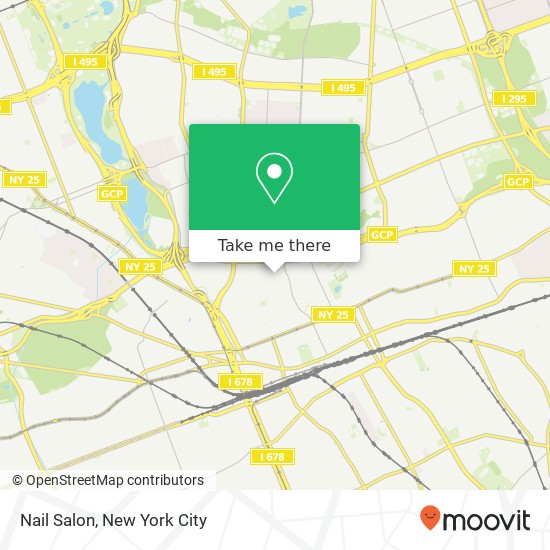 Nail Salon map