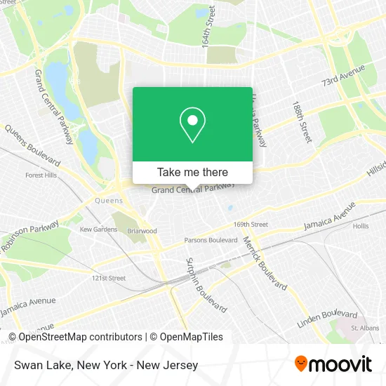 Swan Lake map
