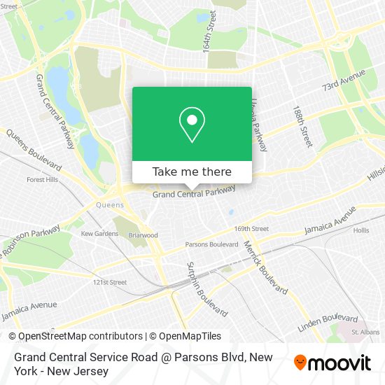 Mapa de Grand Central Service Road @ Parsons Blvd