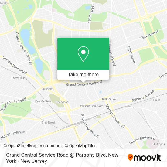 Grand Central Service Road @ Parsons Blvd map