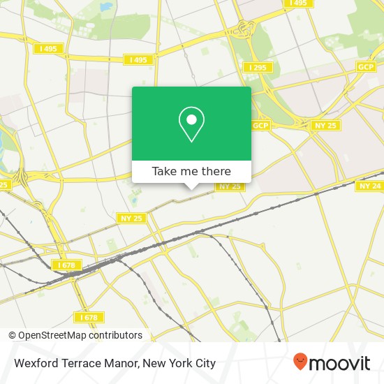 Wexford Terrace Manor map