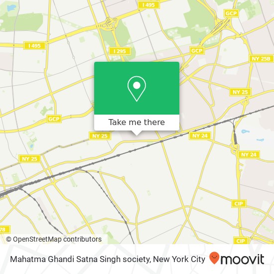 Mapa de Mahatma Ghandi Satna Singh society