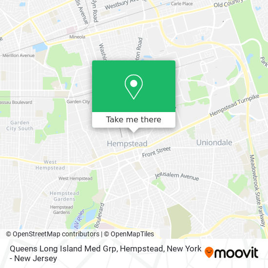 Queens Long Island Med Grp, Hempstead map