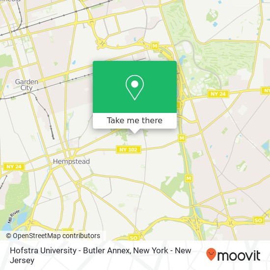 Mapa de Hofstra University - Butler Annex