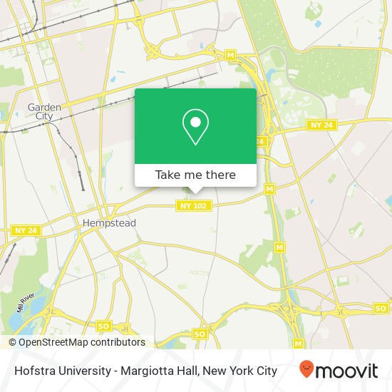 Hofstra University - Margiotta Hall map