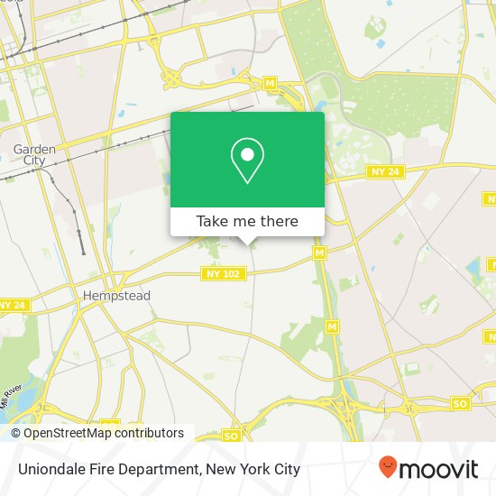 Mapa de Uniondale Fire Department