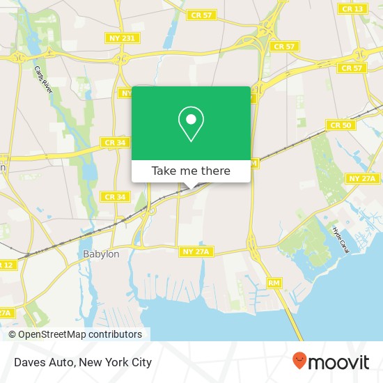 Daves Auto map