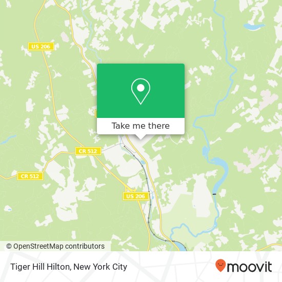 Tiger Hill Hilton map