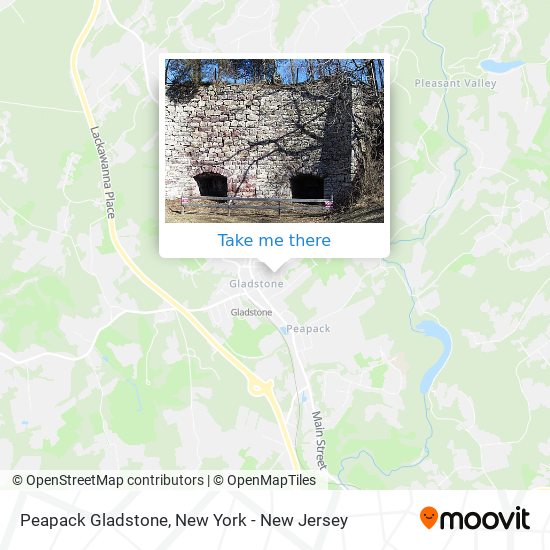 Peapack Gladstone map