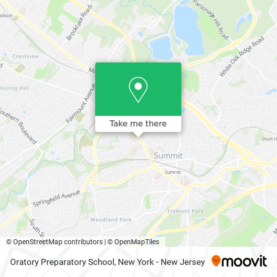 Oratory Preparatory School map