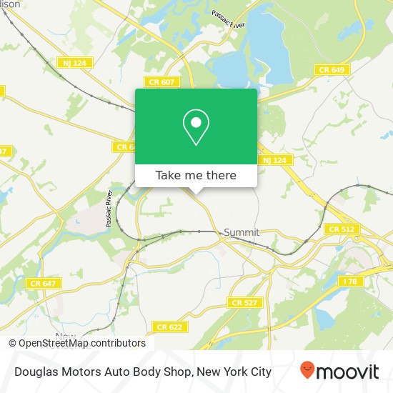 Mapa de Douglas Motors Auto Body Shop