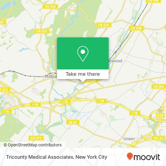 Tricounty Medical Associates map